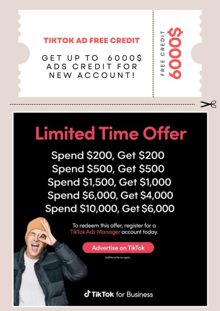 TIKTOK AD FREE CREDIT